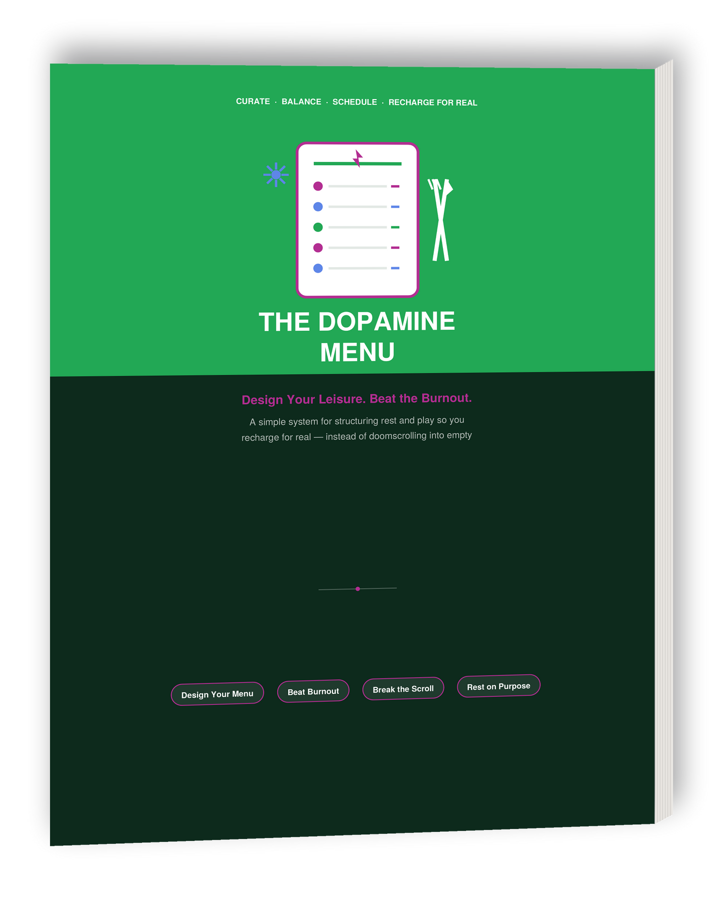The Dopamine Menu Design Guide: Structure Your Leisure & Beat Burnout